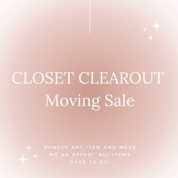 CLOSET CLEAROUT - Moving Sale - Picture 1 of 1